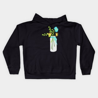 Jar of Flowers Kids Hoodie